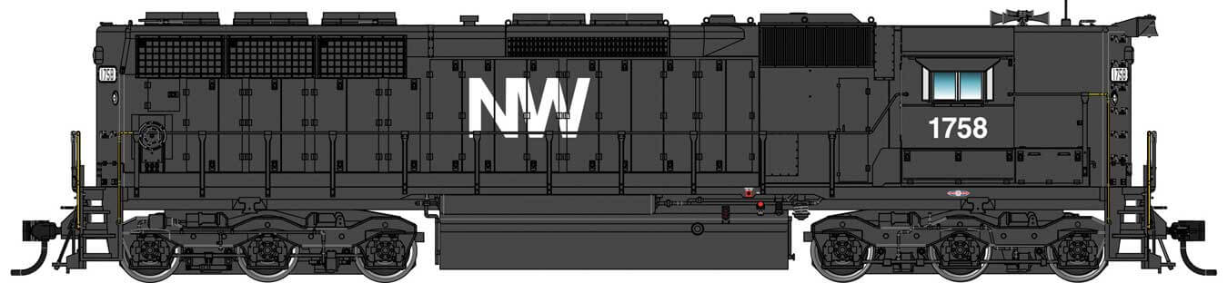 Norfolk & Western SD45 #1758